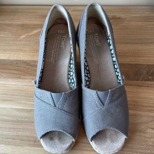 TOMS Wedge Heels- size 6.5